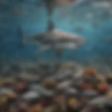 Diversity of Shark Species Around the World An infographic illustrating the diverse species of sharks and their habitats across the globe.