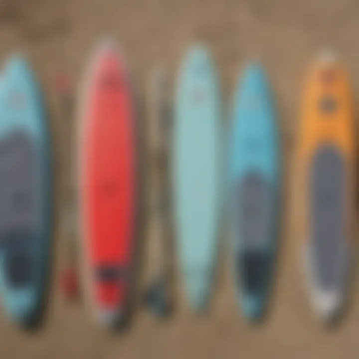 Comparison chart of different types of paddle board motors