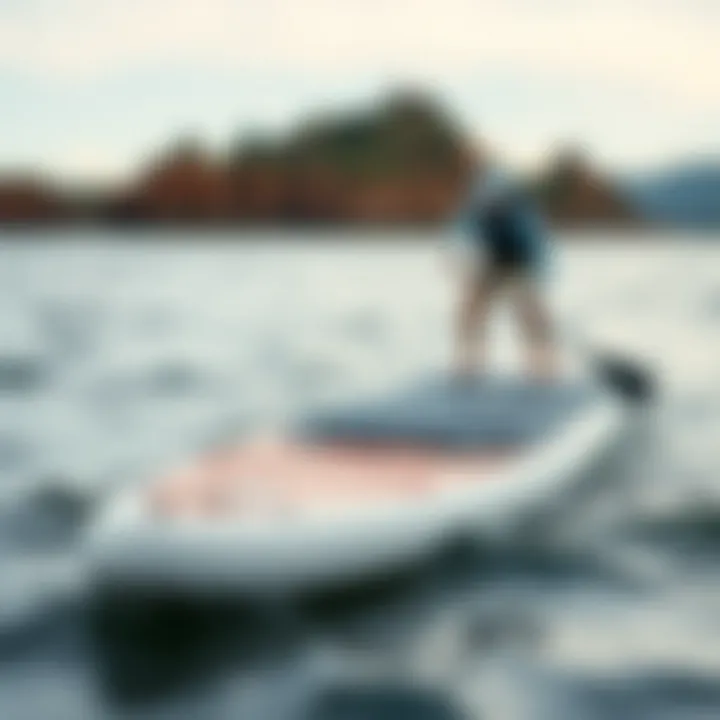 Stable paddle board design for larger users