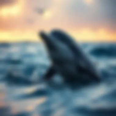 Echolocation: The Dolphin's Sonar A dolphin using echolocation to find food