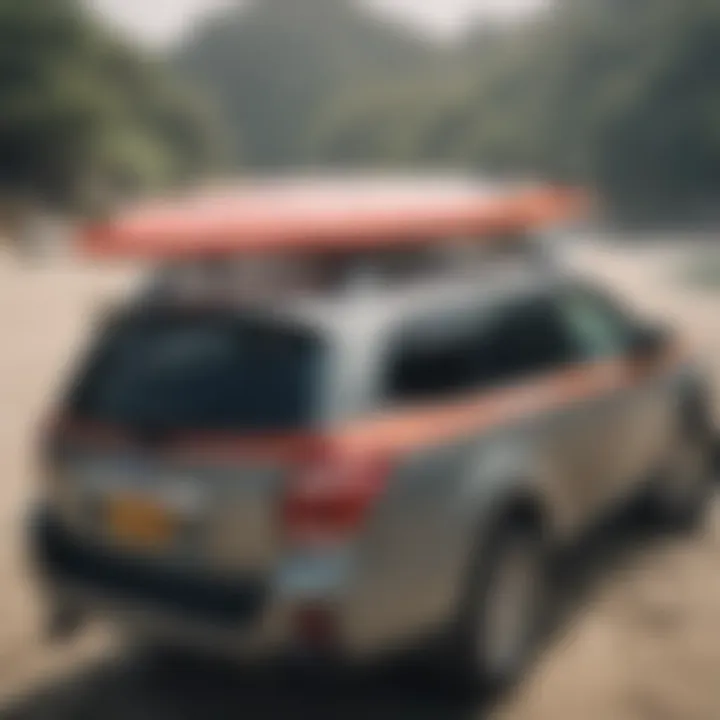 Different types of surfboard racks for vehicles