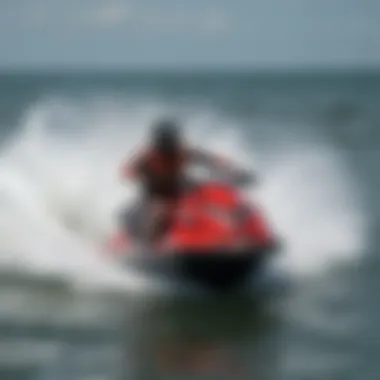 A demonstration of operational techniques for effective jet ski rescues.