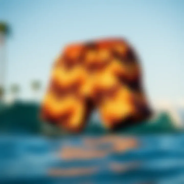 Historical significance of surf wear represented by Greg Noll boardshorts