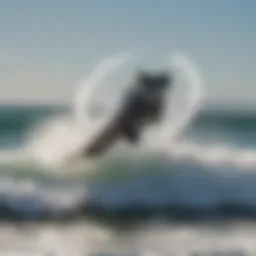 Cabrinha Switchblade 12m soaring through the waves