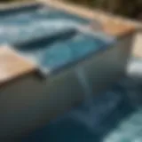 An Endless Pool wave machine in action showcasing water currents