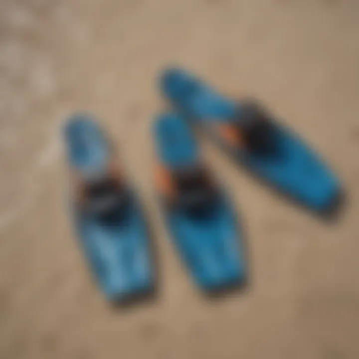 Different types of flippers suitable for varied swimming styles