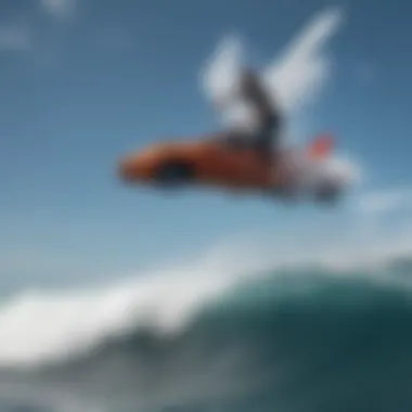 Understanding Aerodynamics in Lift Surfing Illustration of aerodynamics principles applied to lift surfing