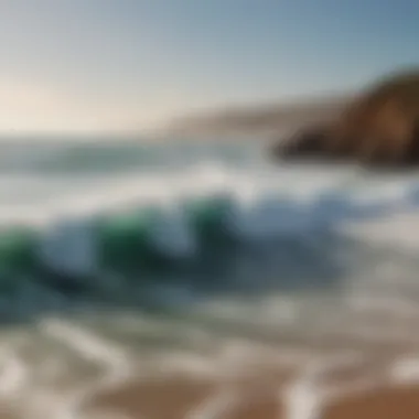 Local surfers enjoying the waves at Anchor Point, a premier surf spot