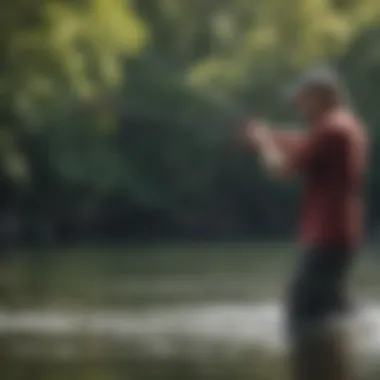 Mastering the Slingshot Casting Technique A slingshot casting technique in action