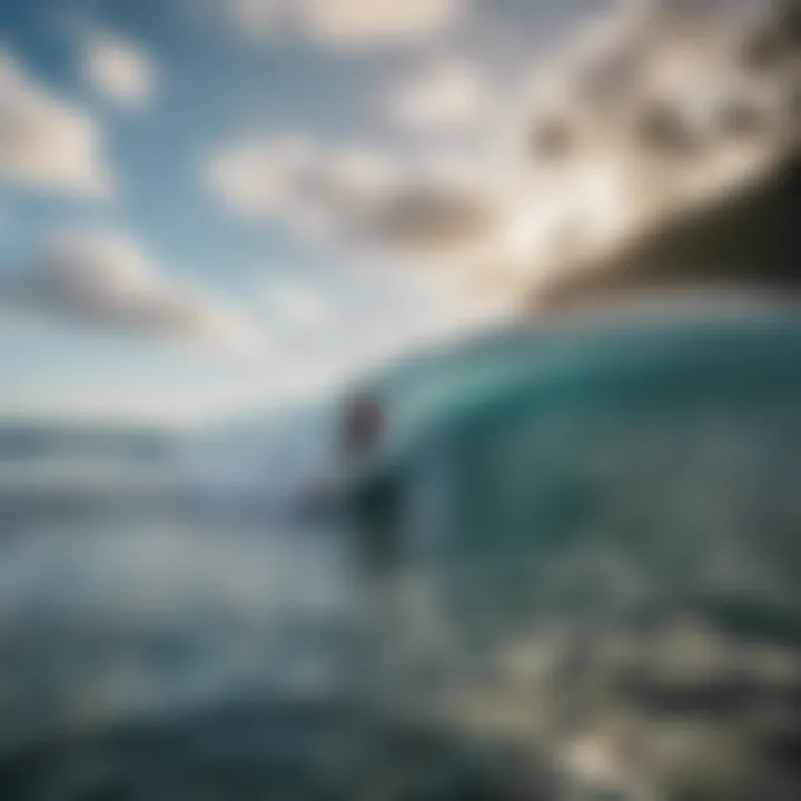 Surfers taking safety measures before hitting the waves