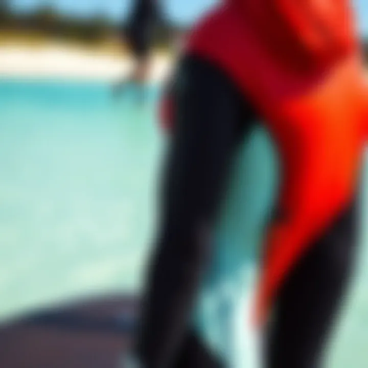 Detailed view of the Billabong Salty Dayz Springsuit showcasing its sleek design