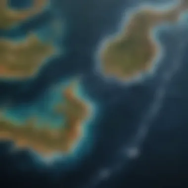 Satellite Imaging of Ocean Currents Satellite view of ocean currents and temperature anomalies