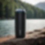 Sleek design of Corkcicle Slim Can Koozie