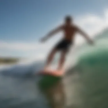 A rider mastering wave techniques with confidence.