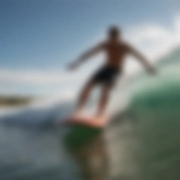 A rider mastering wave techniques with confidence.