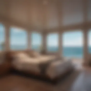 A peaceful sleeping environment enriched by ocean sounds