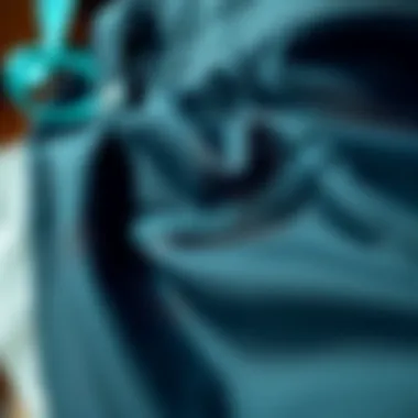 Fabric Texture of Volcom Frochickie Shorts Close-up of Volcom Frochickie shorts fabric texture