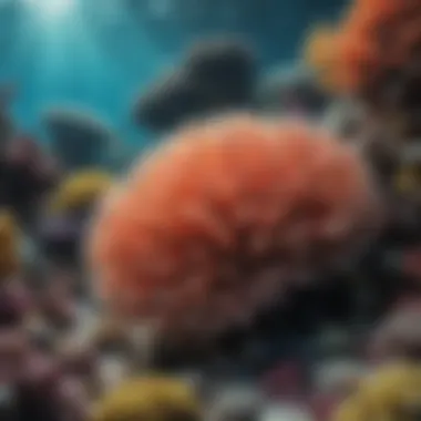 Diverse Coral Species Stunning underwater view showcasing various coral species.