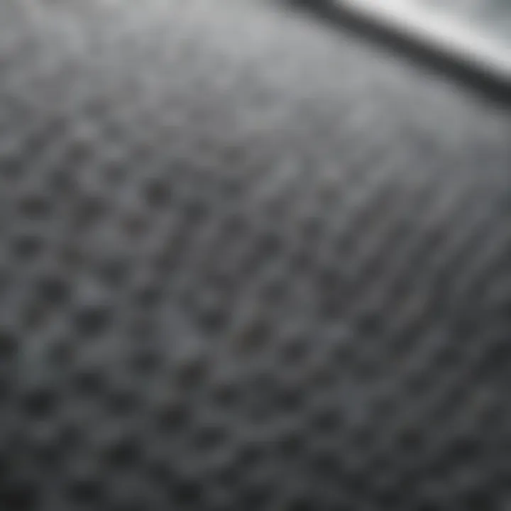 Close-up of FCS SUP traction pad showcasing textured surface