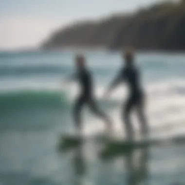 Surfers enjoying a perfect day on the water with optimal conditions