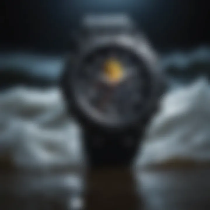 Lunar phase display on a G Shock watch