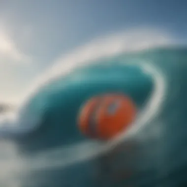 Environmental Considerations of Wave Energy An illustration depicting the environmental implications of wave energy