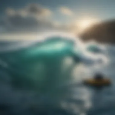 Innovative Wave Energy Conversion Technologies A detailed infographic illustrating the technology behind wave energy conversion