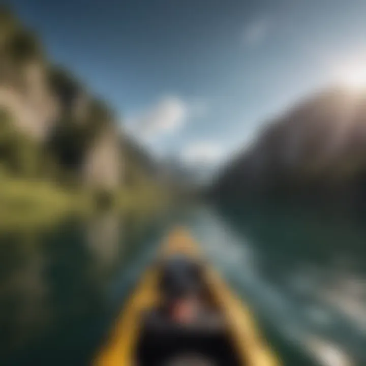 Scenic view captured with the MyGo Mouth Mount during kayaking