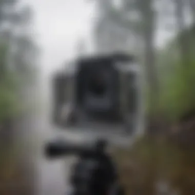 Close-up of anti-fog accessories for GoPro