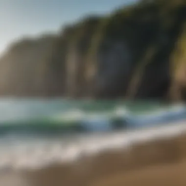 Harmony in Coastal Serenity A peaceful coastal landscape reflecting harmony and relaxation