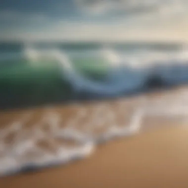 The Harmony of Gentle Waves Gentle waves lapping against the shore