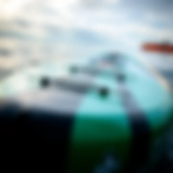 Close-up of Odysea board design details