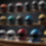 A detailed illustration of the Outdoor Master helmet size chart highlighting various sizes and measurements for optimal fitting.