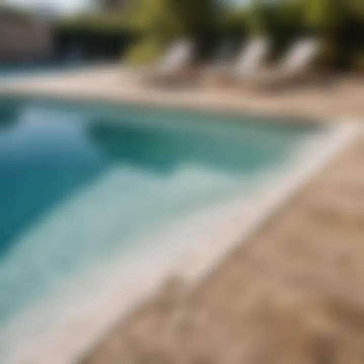 A comparison chart highlighting benefits of salt and fresh water pools