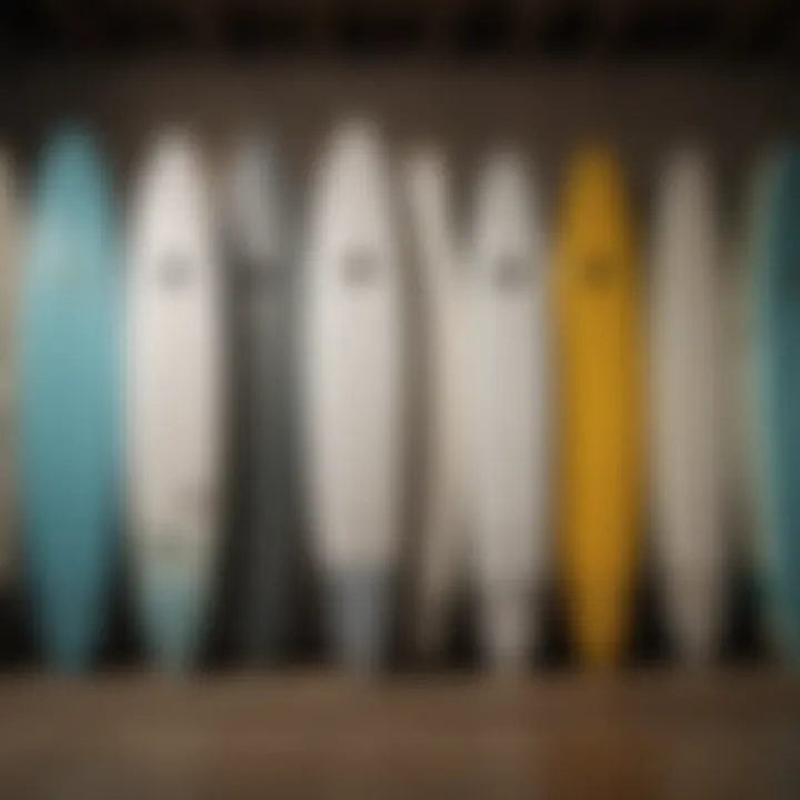 A comparison chart of different surfboards, highlighting the benefits of the Pro Lite model.