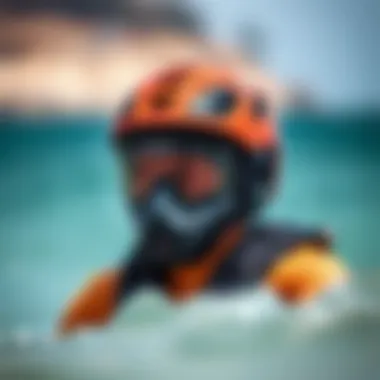 Safety gear essential for speed foil kiting