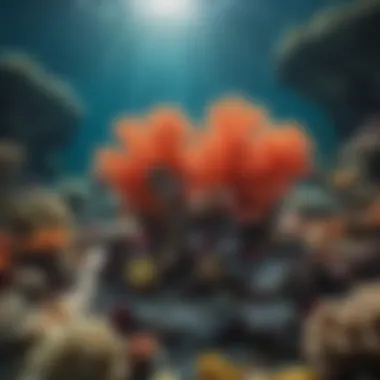 Coral Reefs: The Heart of Marine Biodiversity A vibrant coral reef thriving with diverse marine species, highlighting the importance of biodiversity.