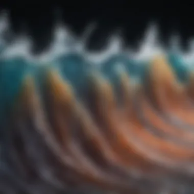 Auditory Waveform Representation Illustration showing auditory waveform to represent hearing issues
