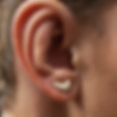 Eardrum Anatomy Diagram Diagram illustrating the anatomy of the ear with a focus on the eardrum