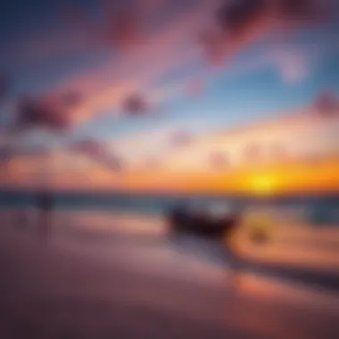 A breathtaking view of the Sun Bum Sand Bar showcasing vibrant waters and sandy shores.