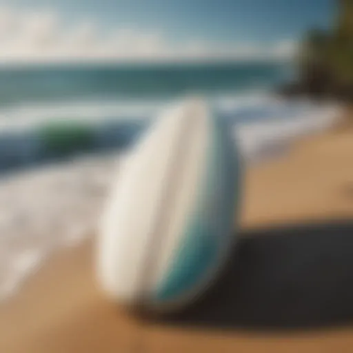 Vintage surfboard from a lost brand