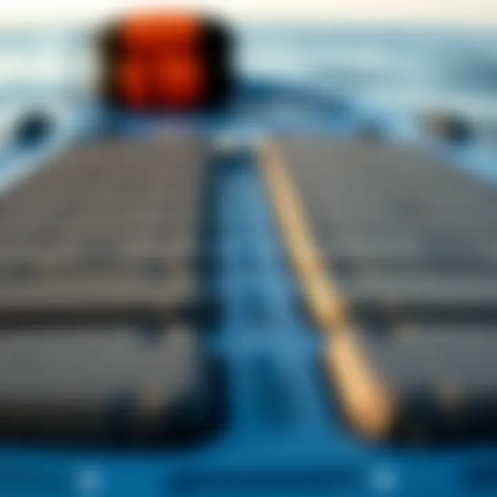 Illustration of various materials used in deck pads