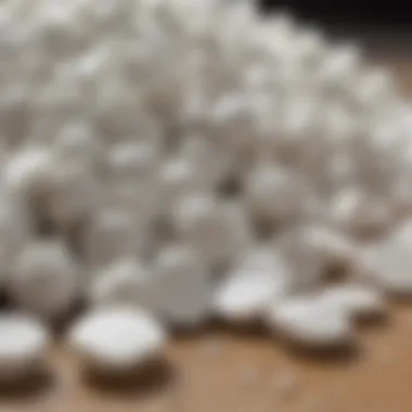 Close-up of zinc oxide in a natural form