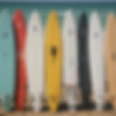 Comparison of Different Surfboard Leash Lengths Various surfboard leash lengths comparison