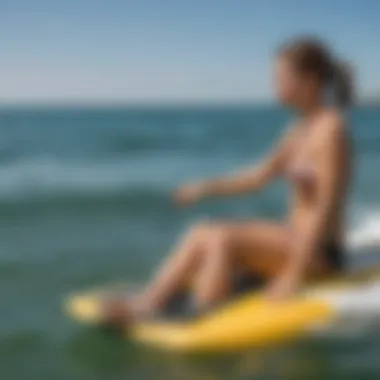 Safety considerations for using boogie board strings in watersports