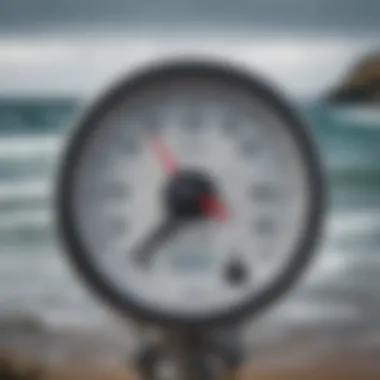Digital Wind Gauges for Performance Monitoring A digital wind gauge displaying real-time wind data