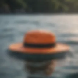 Waterproof floating hat in ocean environment