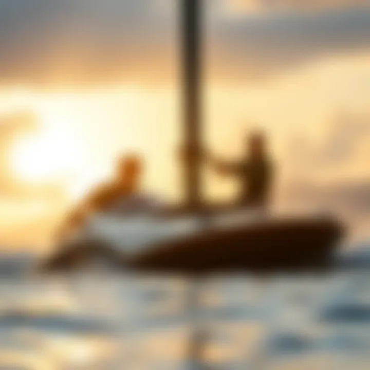 Futuristic wind pumping technology integrated into water sports